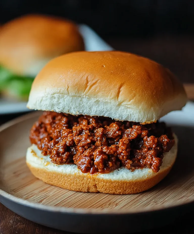 Easy Homemade Sloppy Joe Sandwiches – Quick Family Meal