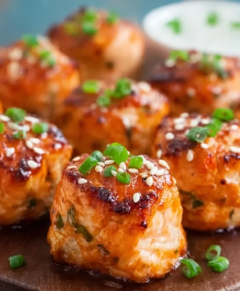 Bang Bang Salmon Bites-Quick Flavorful Recipe