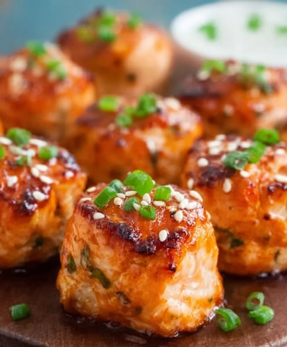 Bang Bang Salmon Bites-Quick Flavorful Recipe