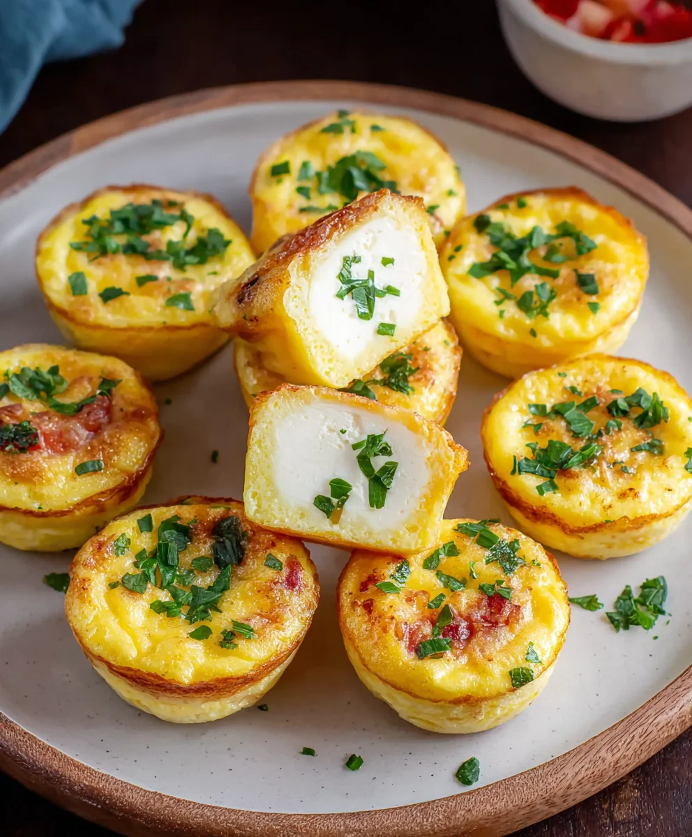 Easy Creamy Cottage Cheese Egg Bites