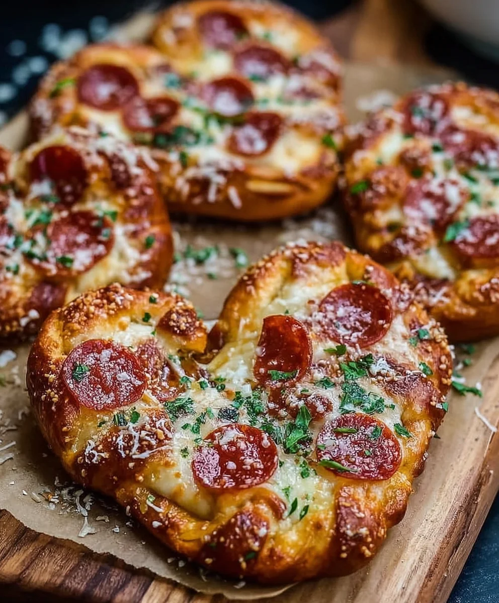 Garlic Butter Beef Beef Pepperoni Pizza Pretzels Recipe