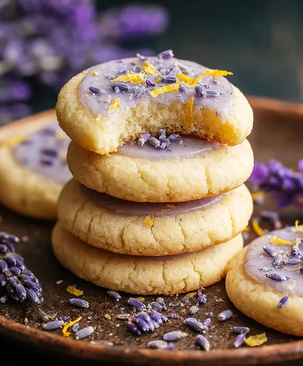 Buttery Lemon Lavender Cookies - Easy & Delicious Recipe