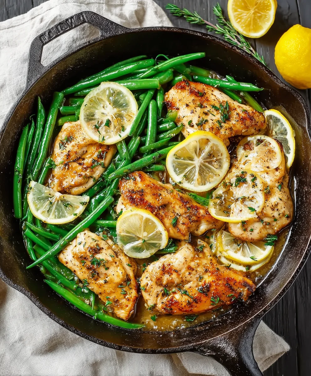 Easy Lemon Garlic Butter Chicken Skillet Recipe