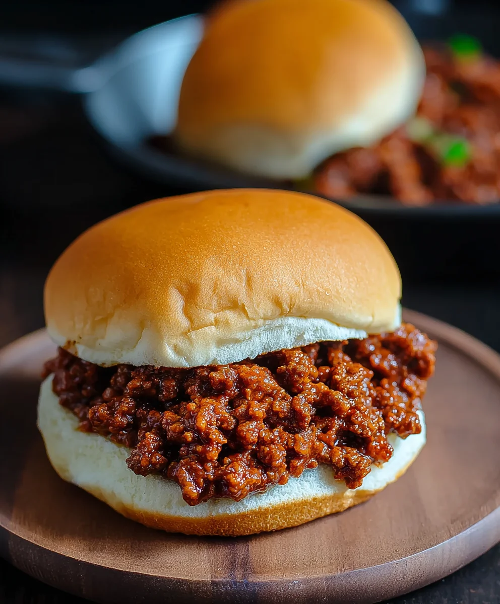 Easy Homemade Sloppy Joe Sandwiches - Quick Family Meal