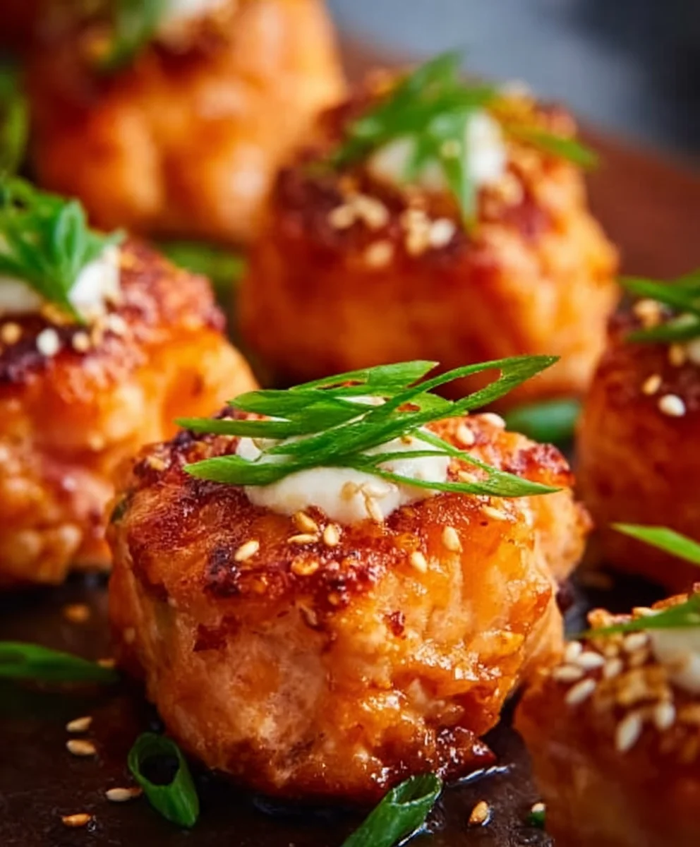 Bang Bang Salmon Bites-Quick Flavorful Recipe