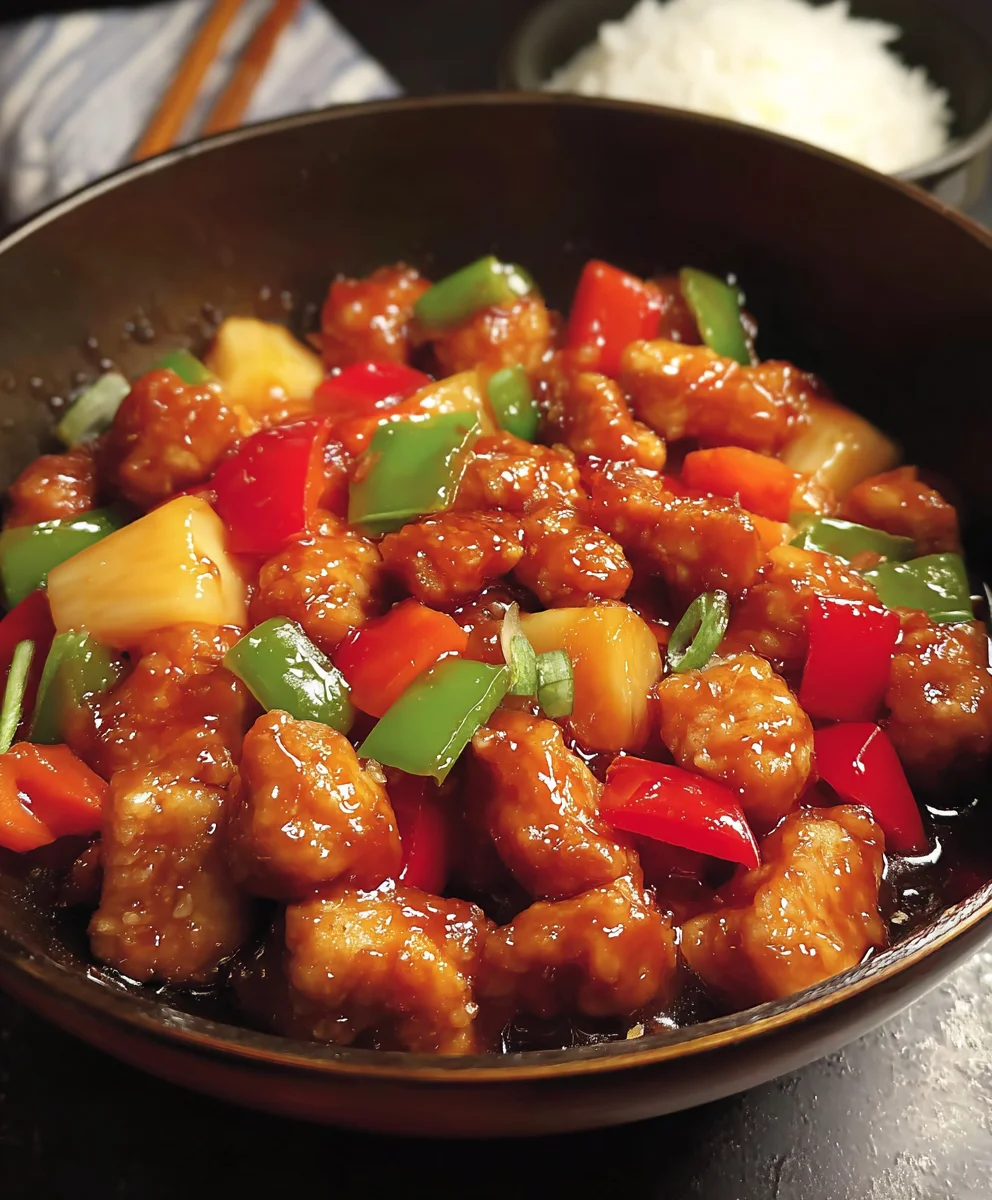 Easy Sweet Sour Chicken Recipe-Flavorful & Quick Dinner