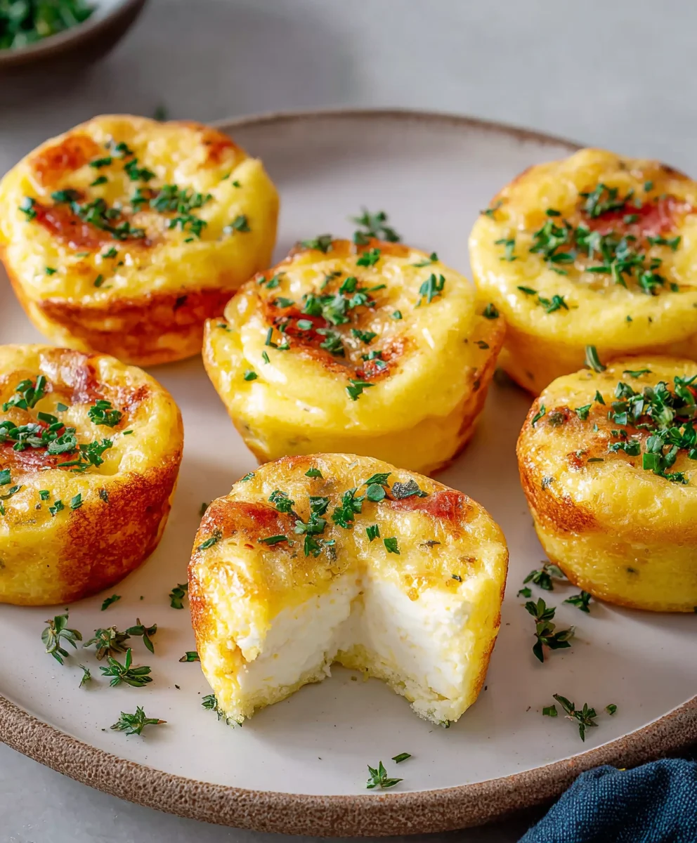 Easy Creamy Cottage Cheese Egg Bites