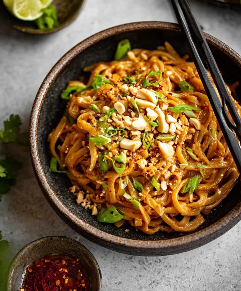 Spicy Peanut Butter Noodles- Quick & Easy Flavor Blast