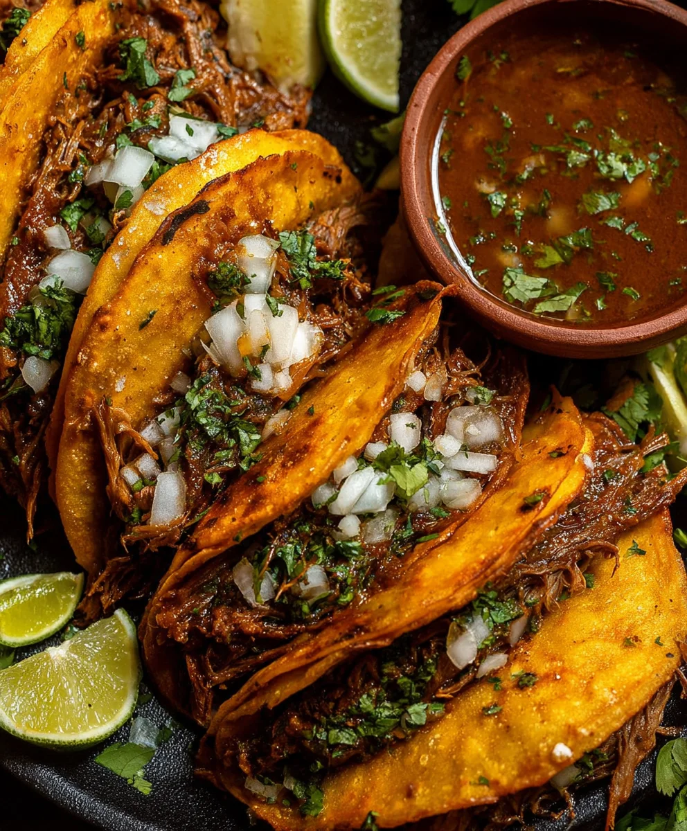 My Fave Beef Birria Tacos-Authentic Flavor