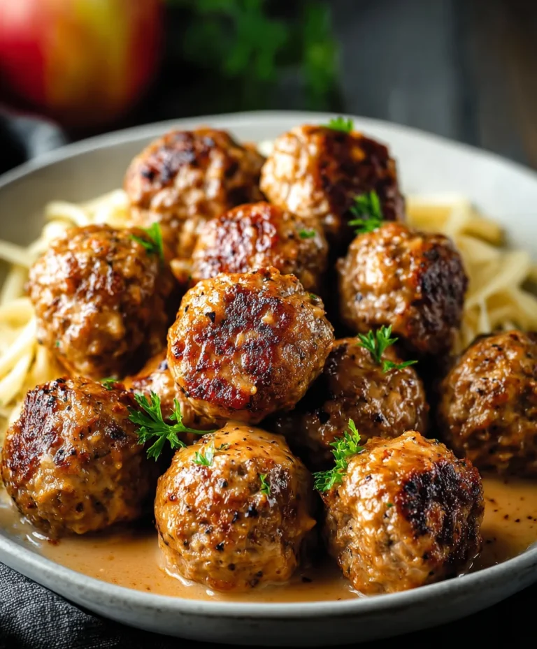 Beef and Apple Meatballs Delicious Recipe