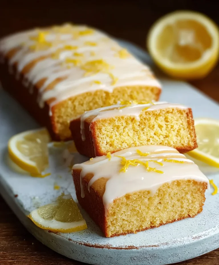 Easy Lemon Drizzle Traybake Cake – Quick & Delicious