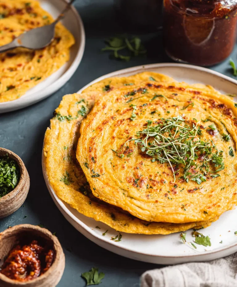Masoor Dal Chilla – Delicious Savory Red Lentil Pancakes