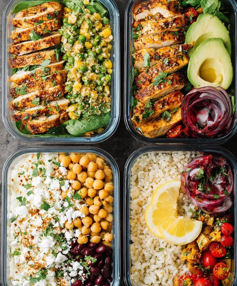 Easy Lunch Meal Prep Ideas- Healthy & Delicious