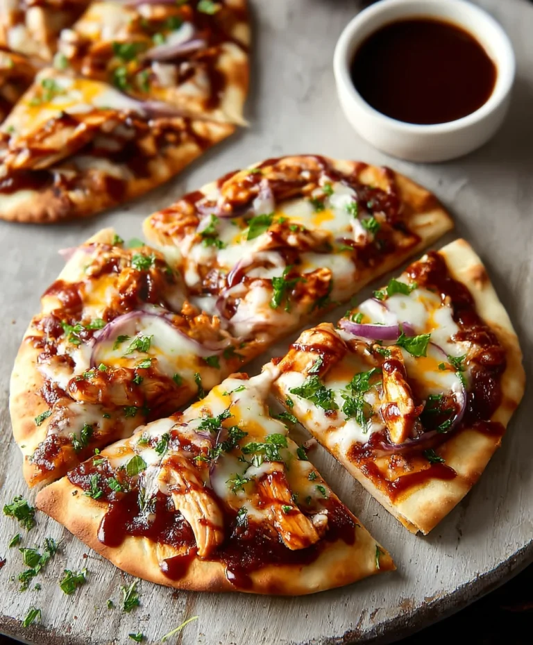 Easy BBQ Chicken Naan Pizza Recipe – Quick & Delicious