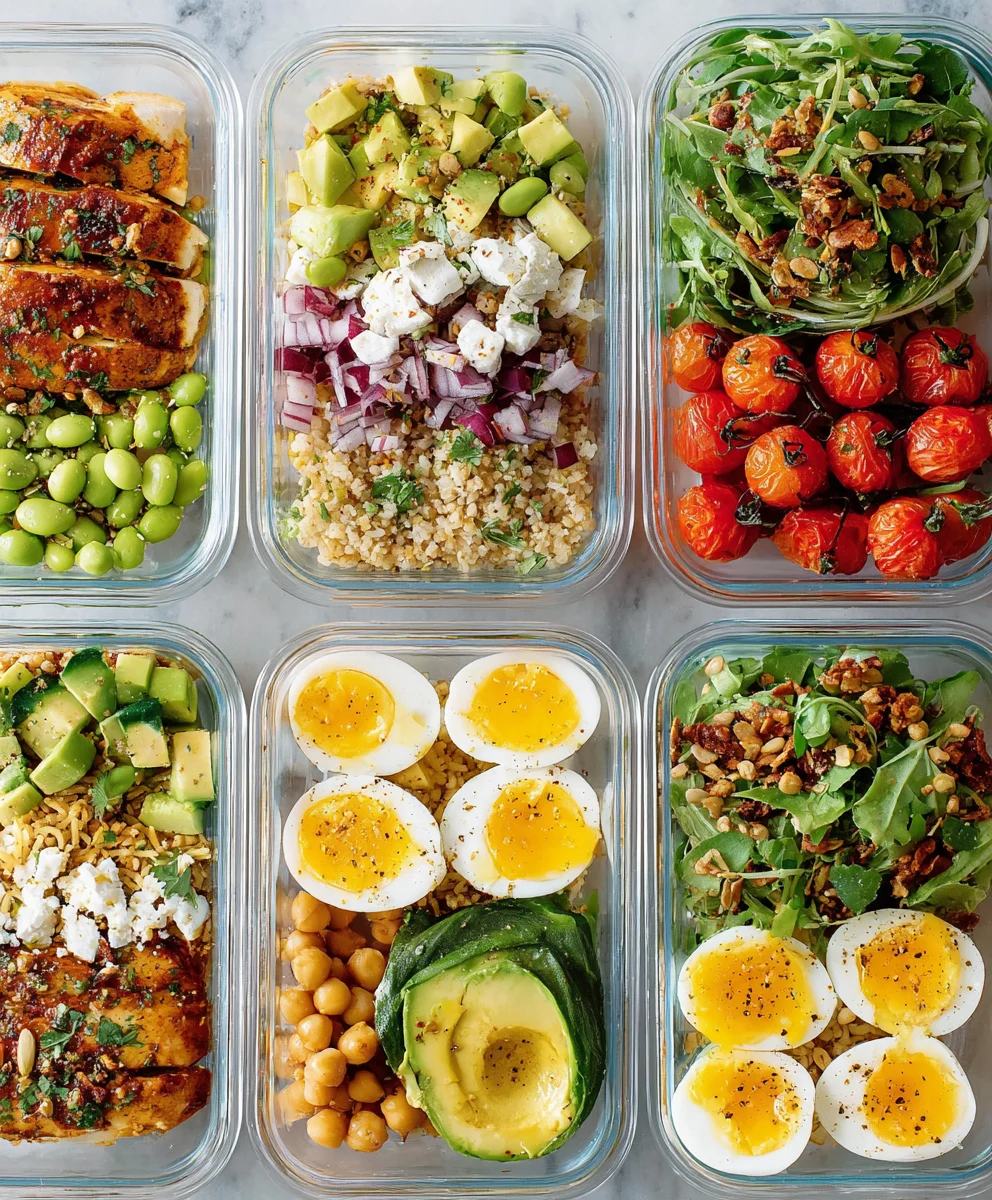 Easy Lunch Meal Prep Ideas- Healthy & Delicious