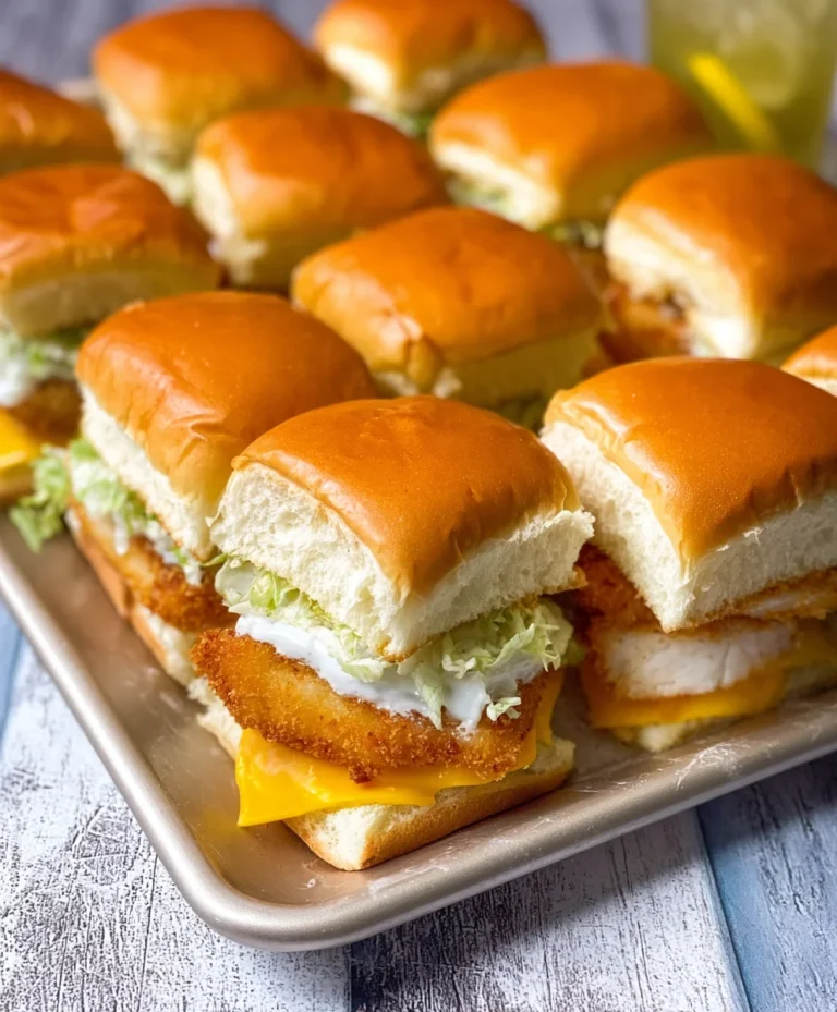 Filet-O-Fish Sliders – Easy Homemade Fish Burgers