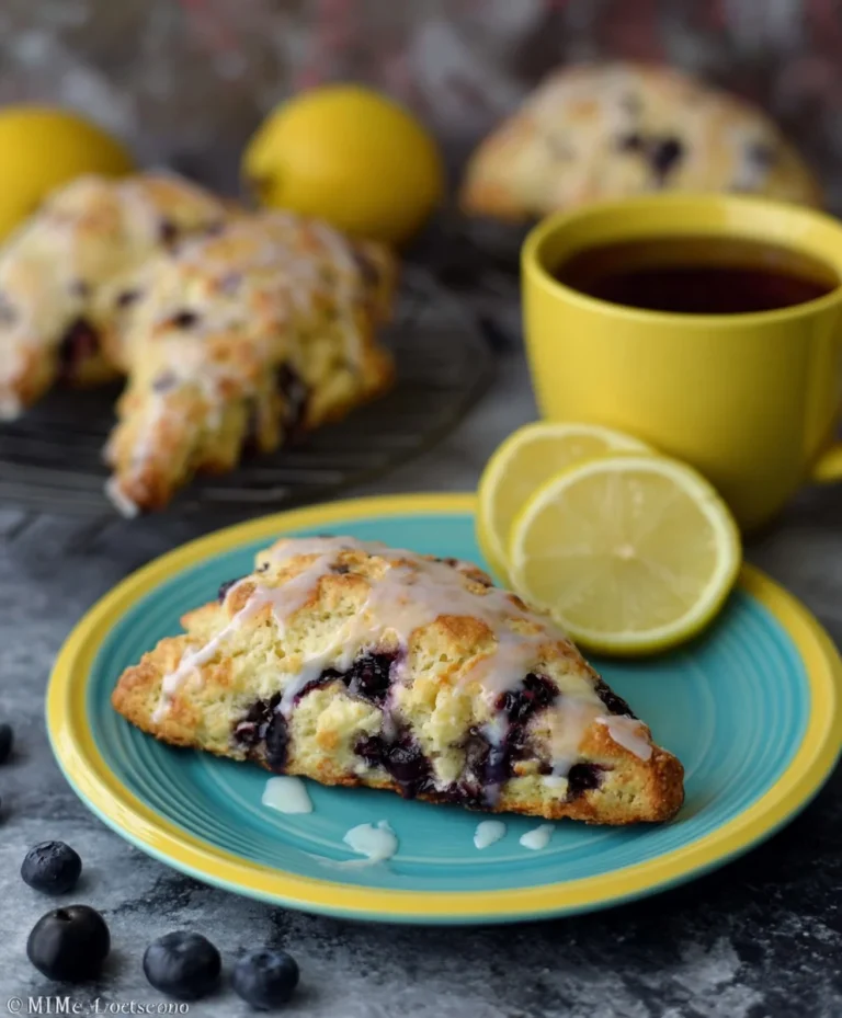 Sourdough Blueberry Lemon Scones – Easy Discard Recipe