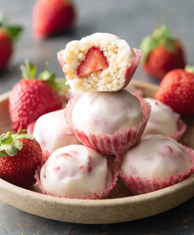 Easy Strawberry Yogurt Bites Quick Snack