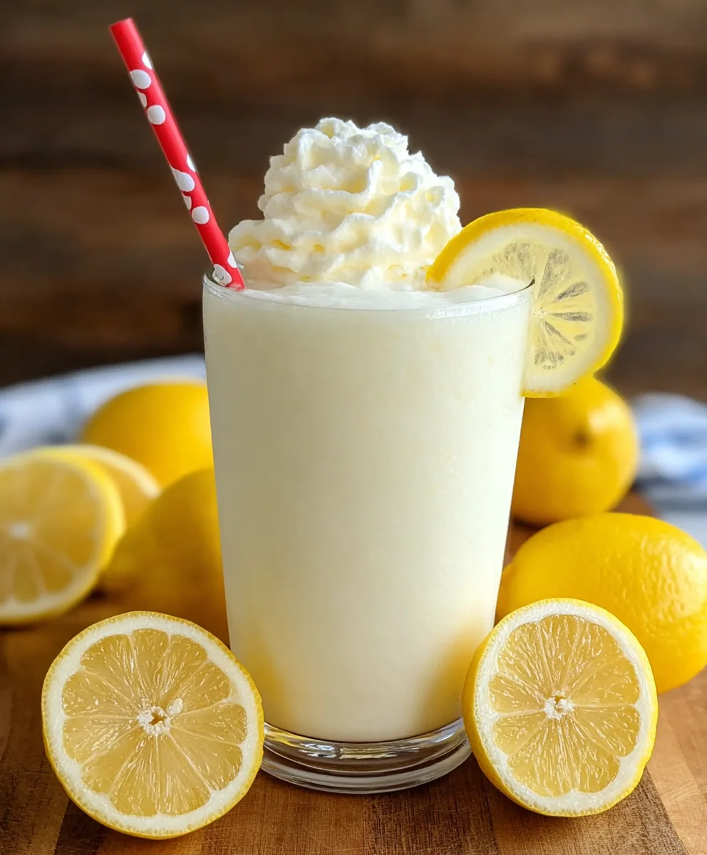 Chick-Fil-A Frosted Lemonade - Sweet & Tart Drink Recipe