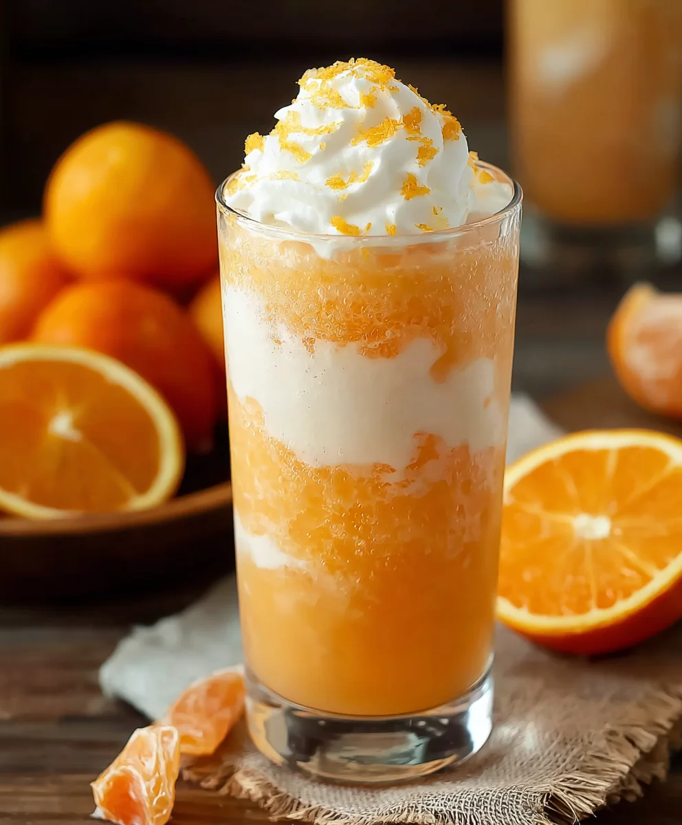 Creamsicle Dirty Soda- Refreshing Non-Non-Non-Alcoholic Alternativeic Treat