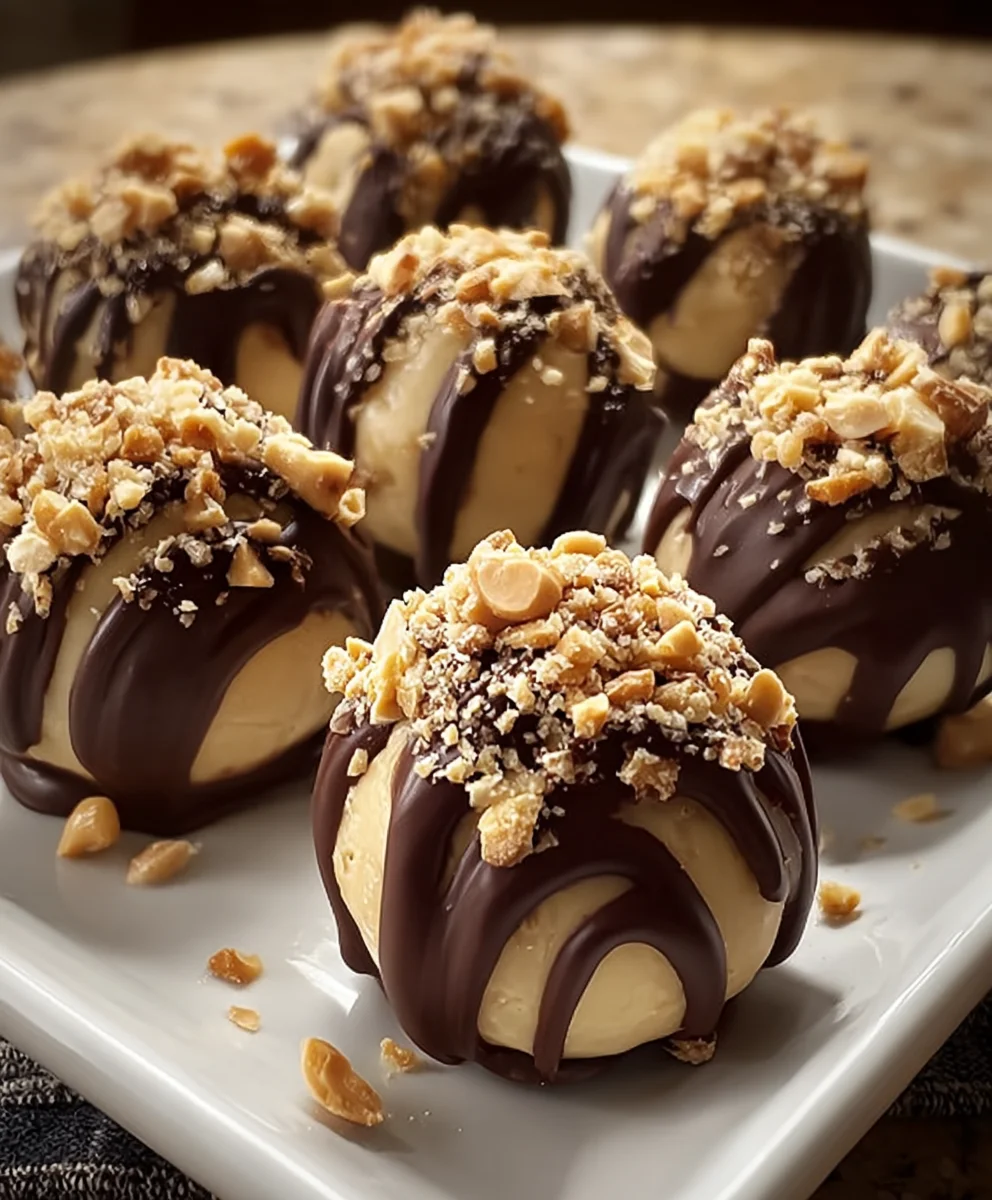 No-Bake Peanut Butter Cheesecake Balls Delight