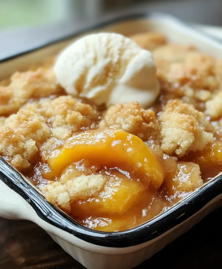 Southern Peach Cobbler – Best Homemade Recipe