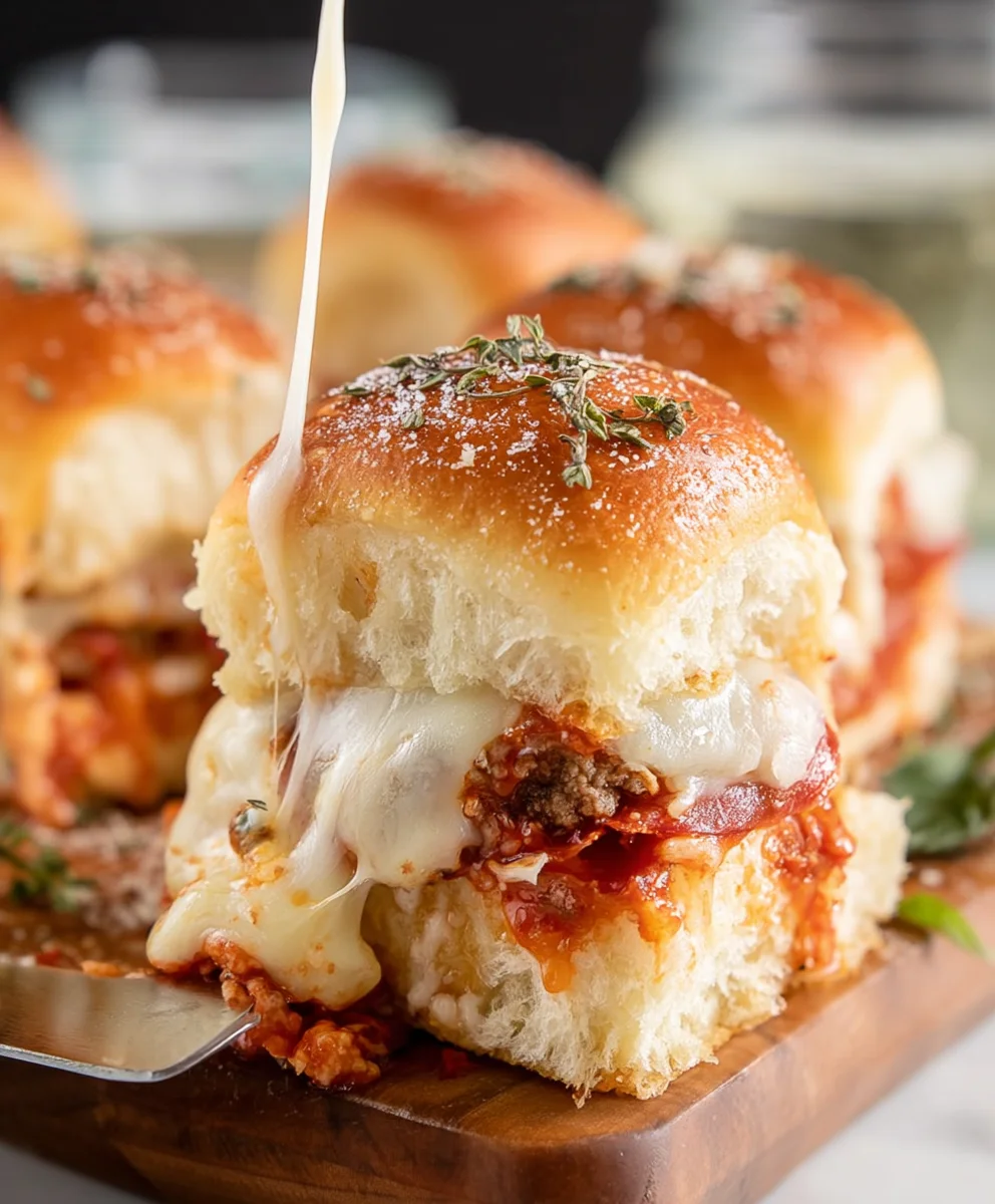 Easy Beef Pizza Sliders-Family Favorite Recipe