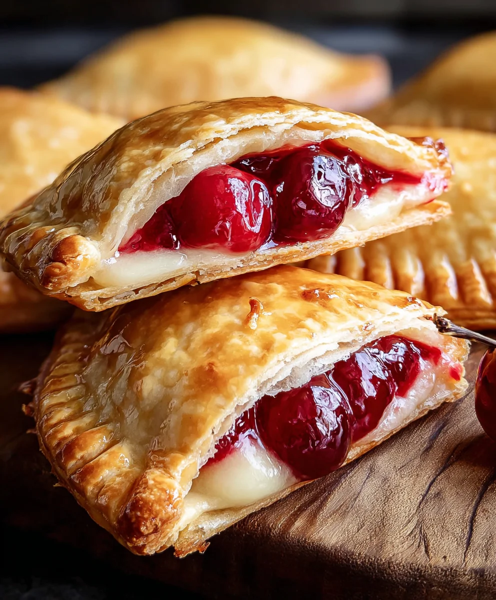Cherry Cheesecake Hand Pies-Delicious Dessert Recipe