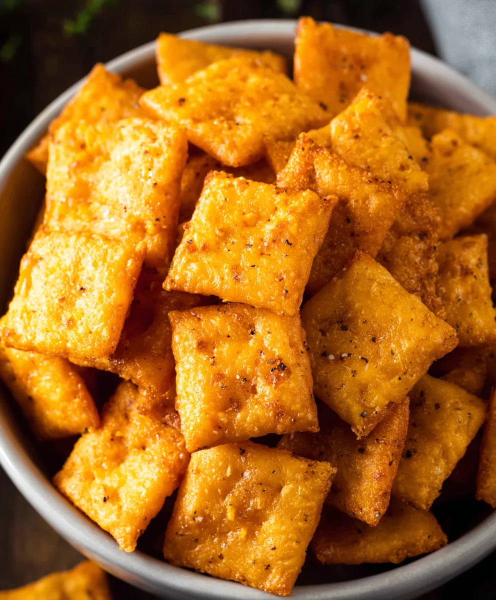 Homemade Cheez-Its - Easy Baked Cheese Crackers