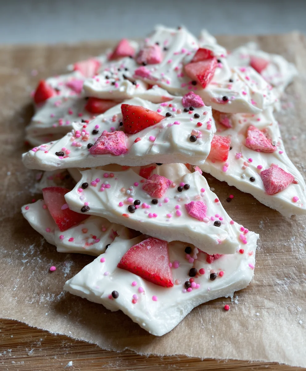 Easy Frozen Yogurt Bark Recipe - Healthy Treat