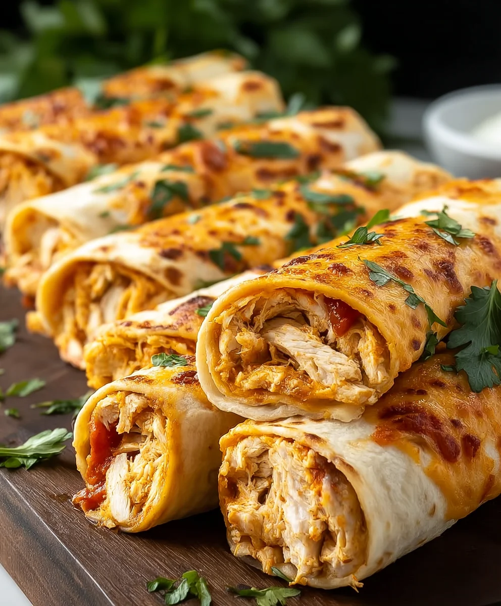 Easy Chicken Enchilada Roll-Ups - Quick & Flavorful