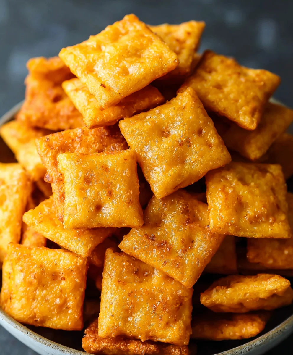 Homemade Cheez-Its - Easy Baked Cheese Crackers