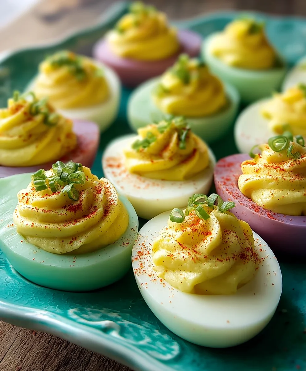 Easy Colored Deviled Eggs Recipe - Fun & Festive Bites