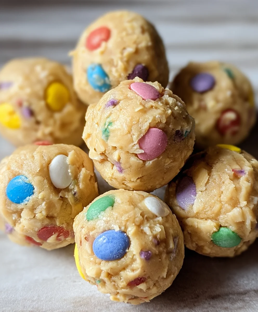 Easter Egg Cookie Dough Bites-No-Bake Treat