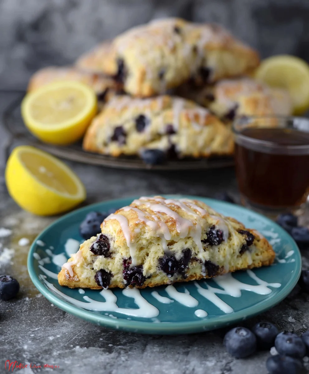 Sourdough Blueberry Lemon Scones - Easy Discard Recipe
