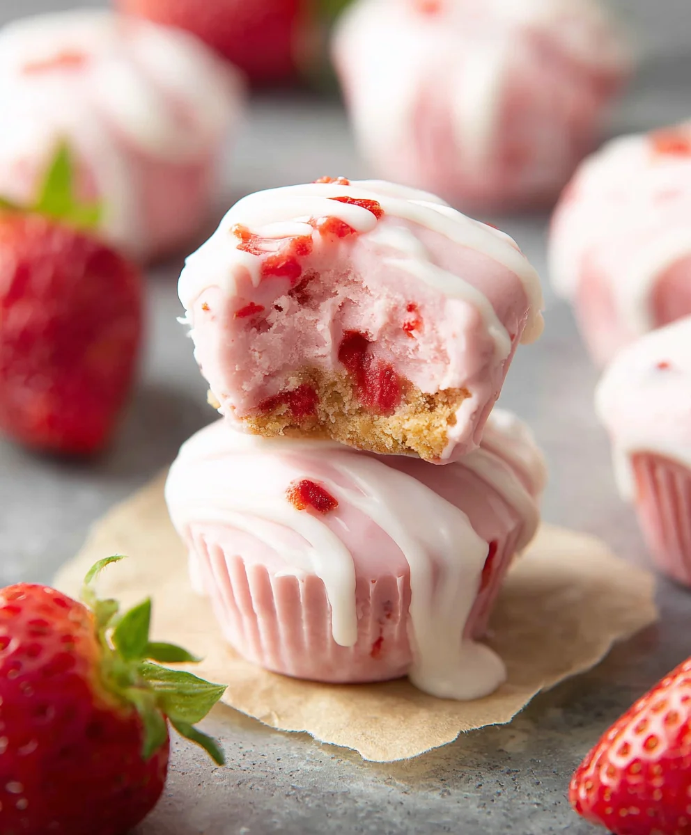 Easy Strawberry Yogurt Bites Quick Snack