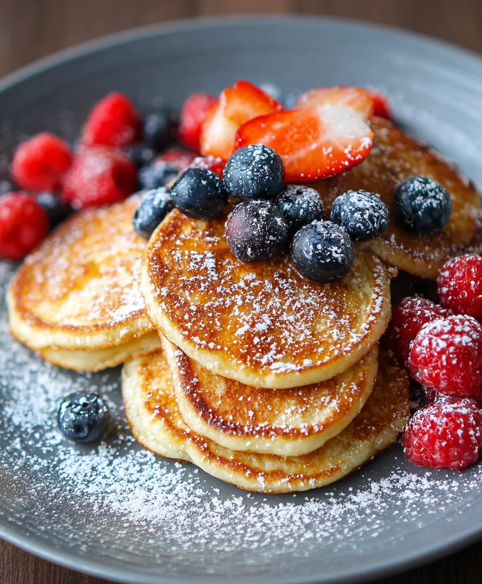 Easy Cottage Cheese Pancakes-Healthy Breakfast Treat