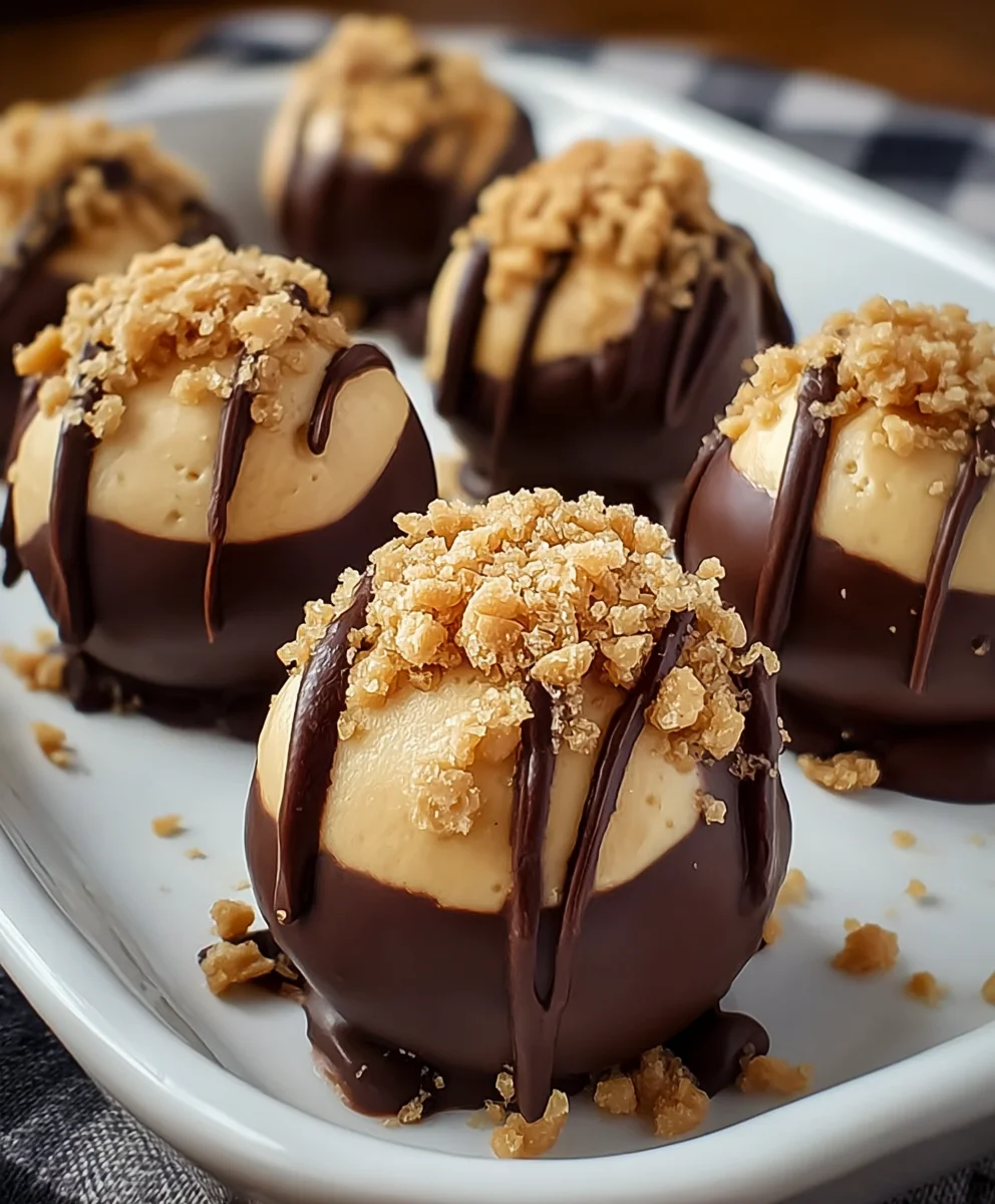 No-Bake Peanut Butter Cheesecake Balls Delight