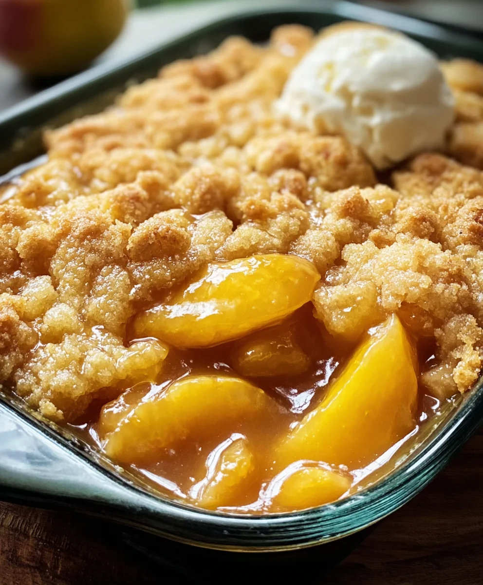Southern Peach Cobbler - Best Homemade Recipe