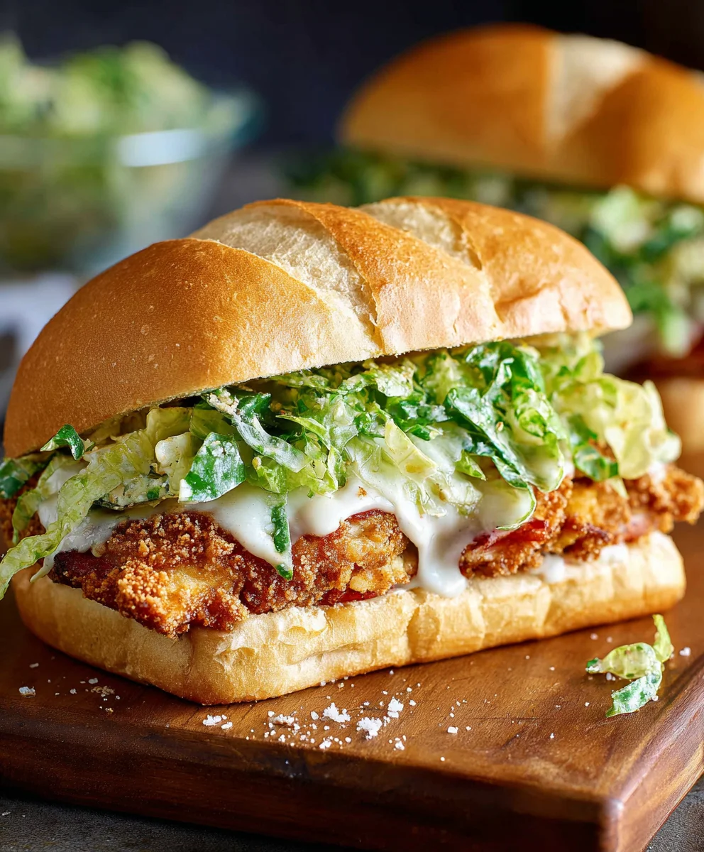 Crispy Chicken Caesar Sandwich Recipe