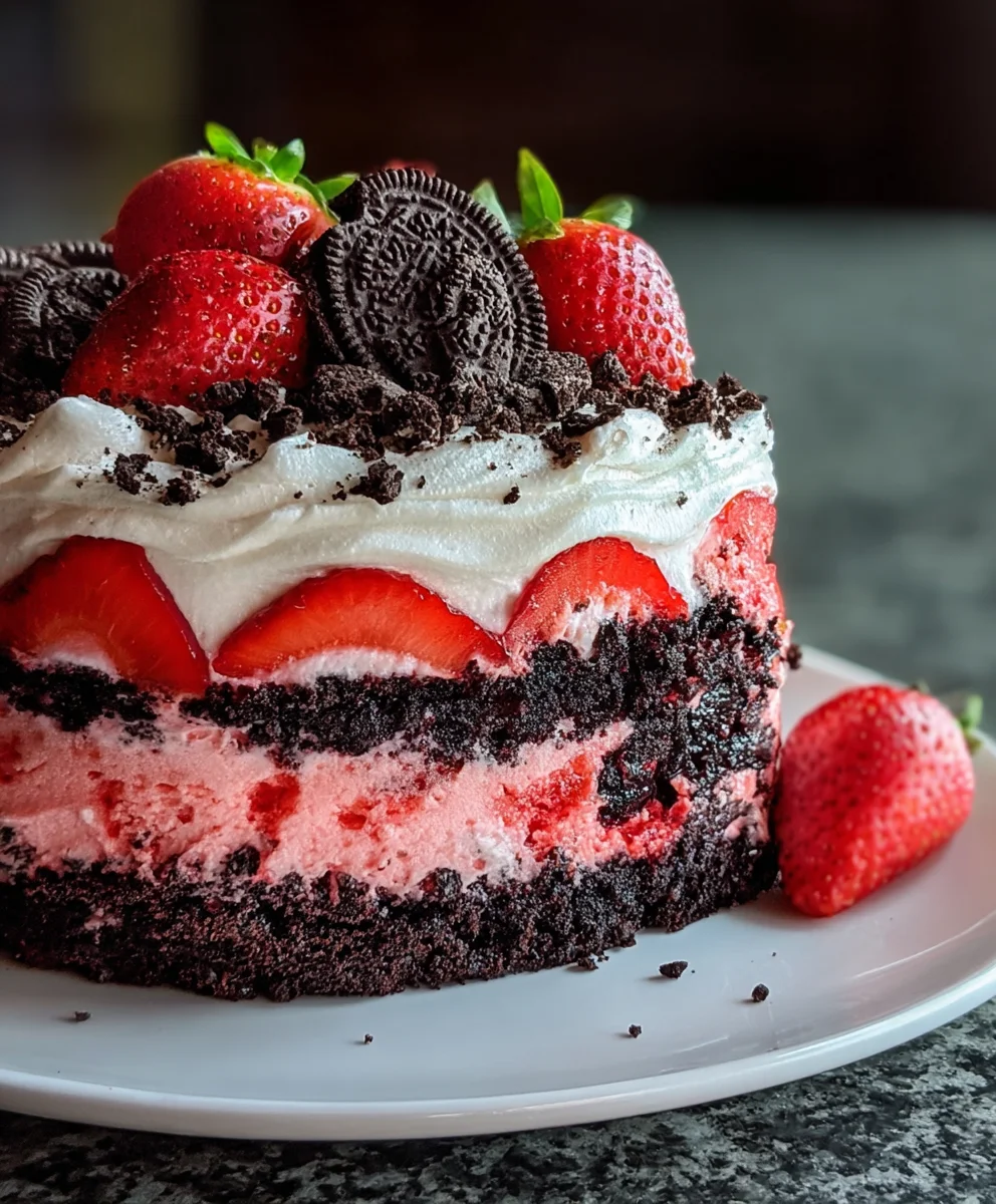 Strawberry Oreo Cake Recipe- Delicious Summer Treat