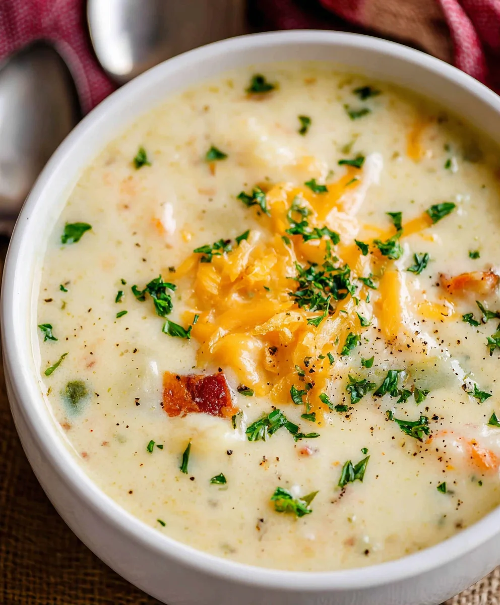 Easy Potato Soup Recipe - Creamy & Delicious