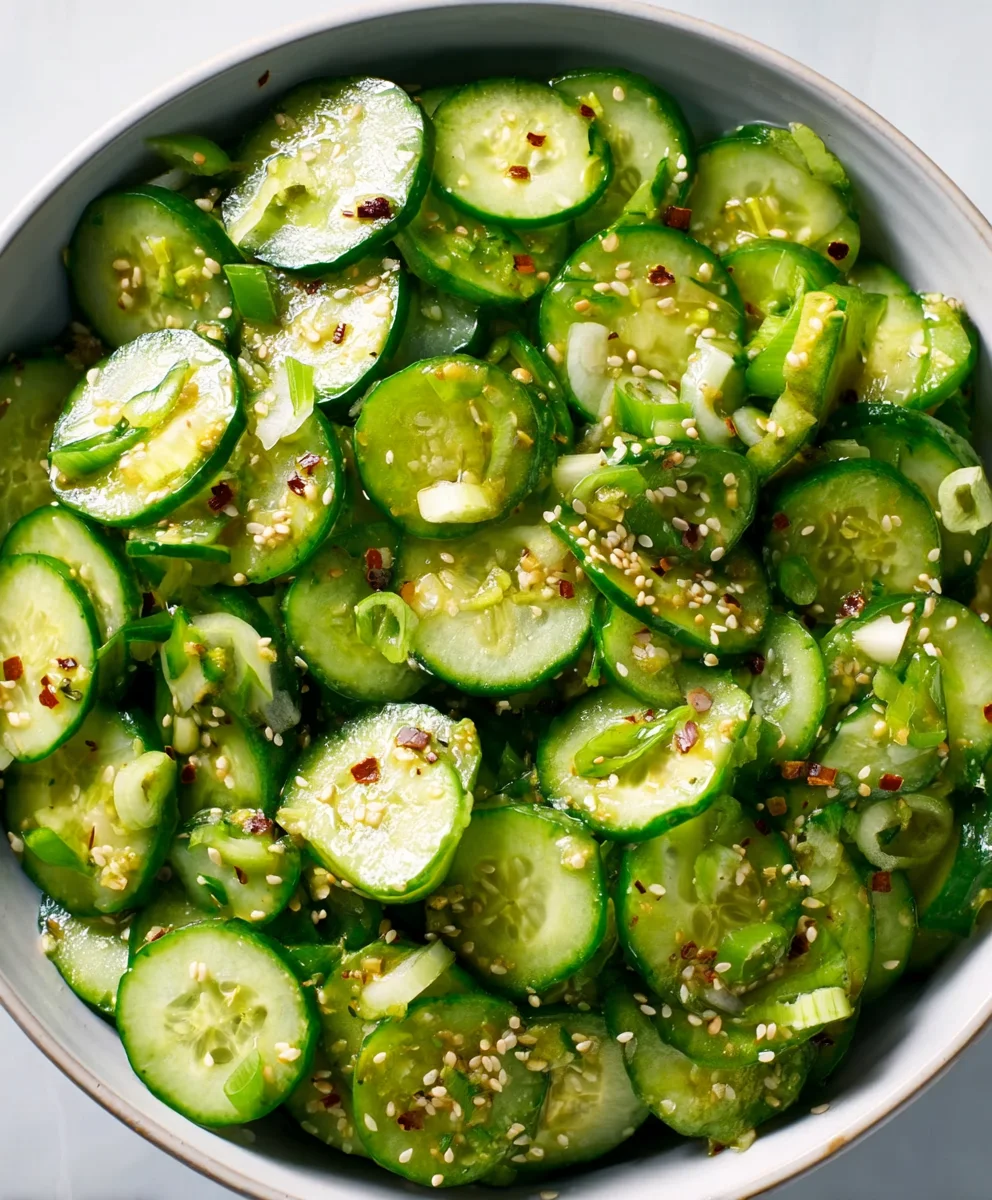 Easy Asian Cucumber Salad - Quick & Refreshing Recipe