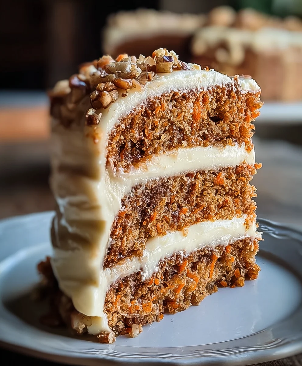 Honeybun Carrot Cake with Cheesecake-Decadent Delight
