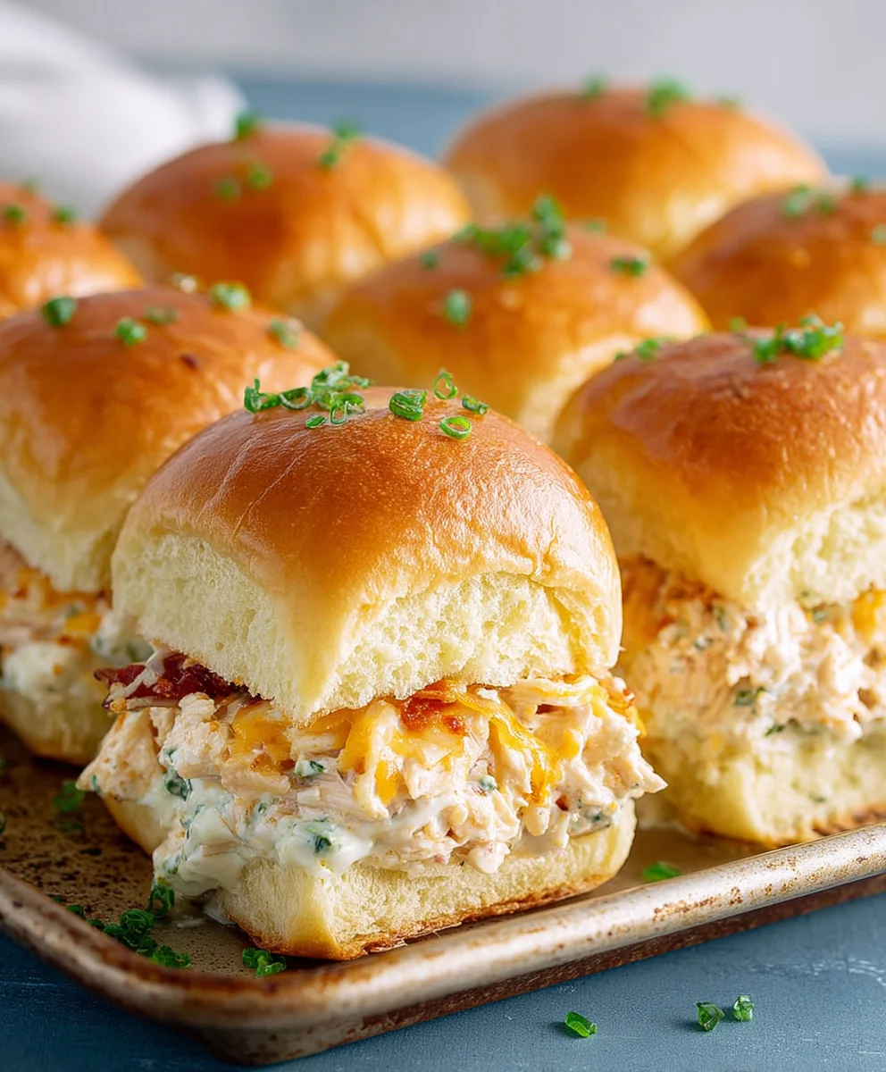 Easy Crack Chicken Sliders Hawaiian Roll Recipe
