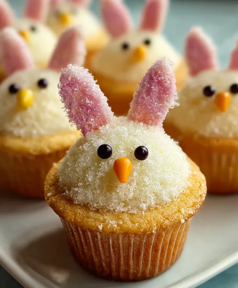 Easter Bunny Chick Cupcakes-Easy Festive Treats
