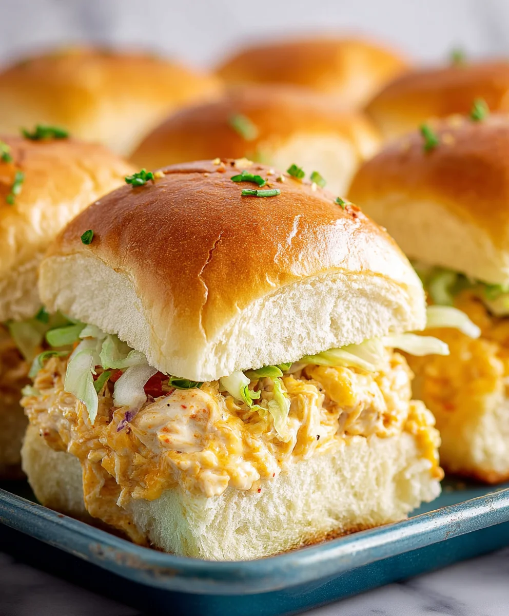Easy Crack Chicken Sliders Hawaiian Roll Recipe
