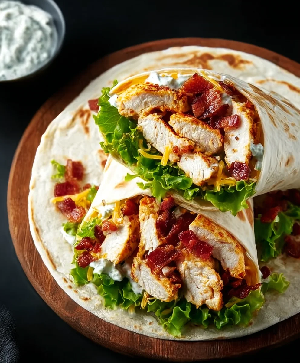 Crispy Chicken Beef Beef Bacon Ranch Wrap