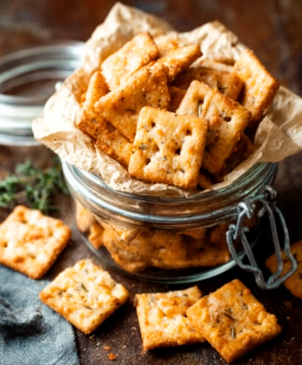 Sourdough Cheese Crackers - Irresistible Homemade Flavor