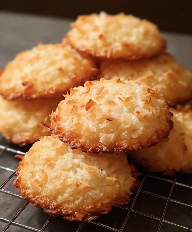Chewy Coconut Cookies- Easy Homemade Treat